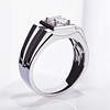 Classic three dimensional wedding ring, simple and elegant design