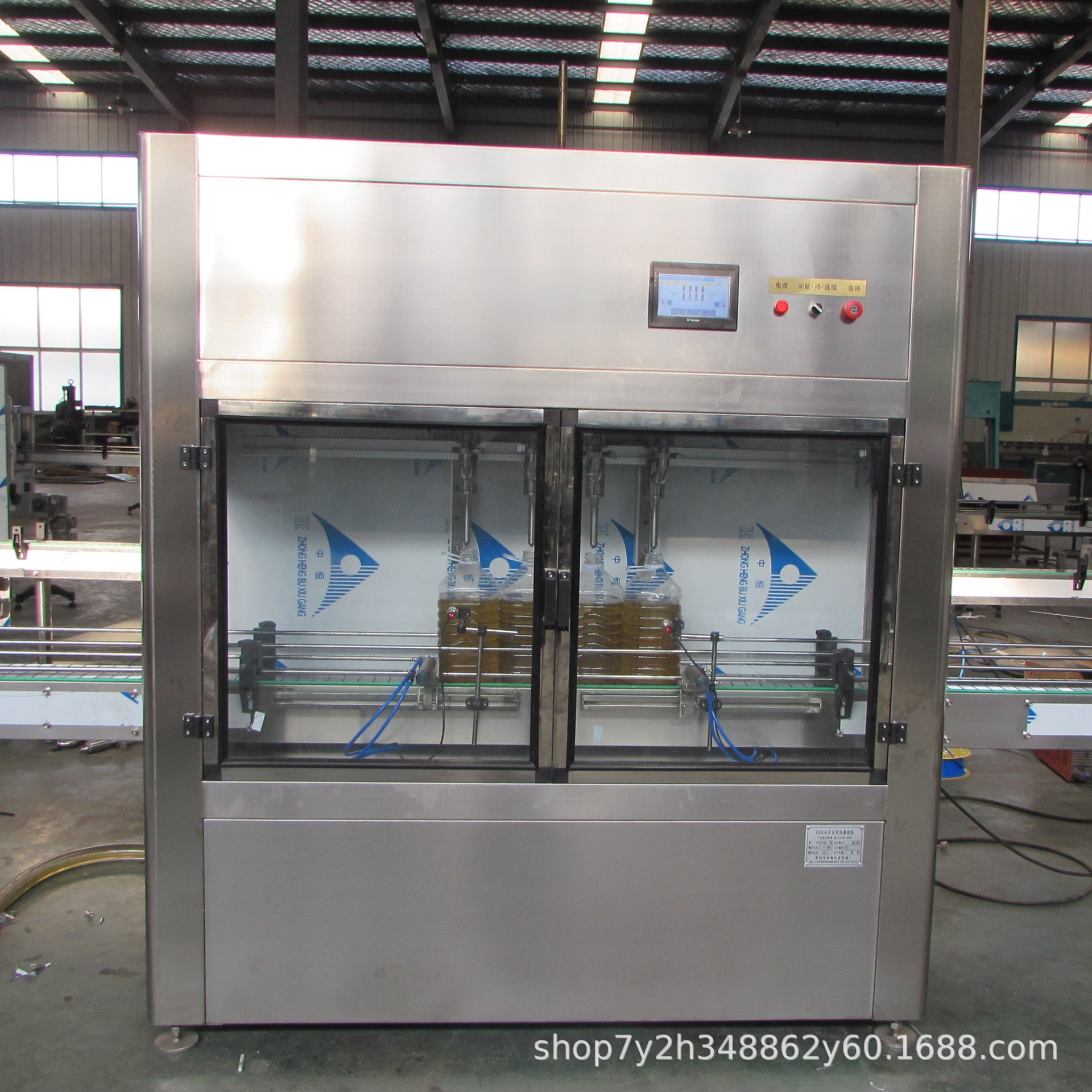 全自动6头食用油灌装机  全自动植物油灌装机 全自动玉米油灌装机