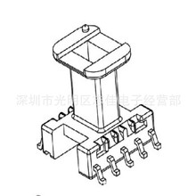 EE10高频骨架EE10变压器骨架立式贴片5+5针T1002