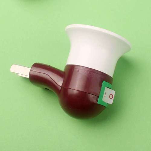 Manufacturer wholesale pipe type switch wall-mounted lamp holder with plug switch button spiral interface led two yuan store