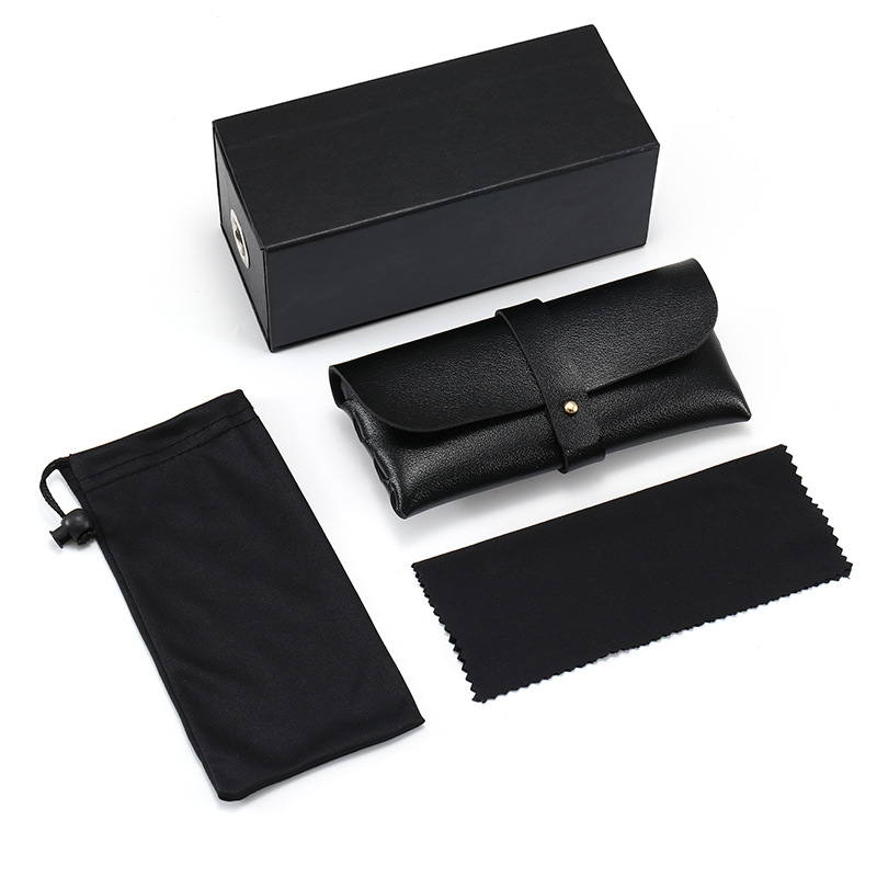 No. 6: drawer box + buckle leather bag + bag + cloth