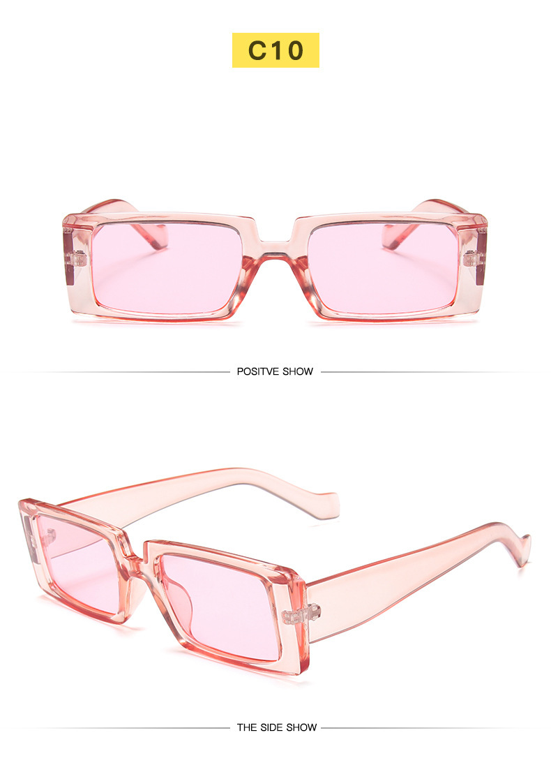 55g Weight UV400 Protection, Resin Lens Material Fashion Style White, Red, Transparent, Champagne, Yellow, Black Color Fashion UV400 Protection Resin Women's Sunglasses 10