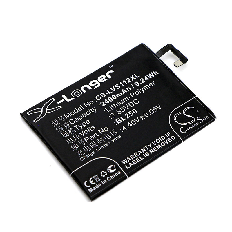 厂家直供CS适用联想Lenovo Vibe S1 S1a40 S1c50 BL250手机电池