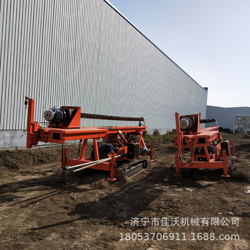 9米螺旋打桩机  履带打桩机     步履式螺旋打桩机