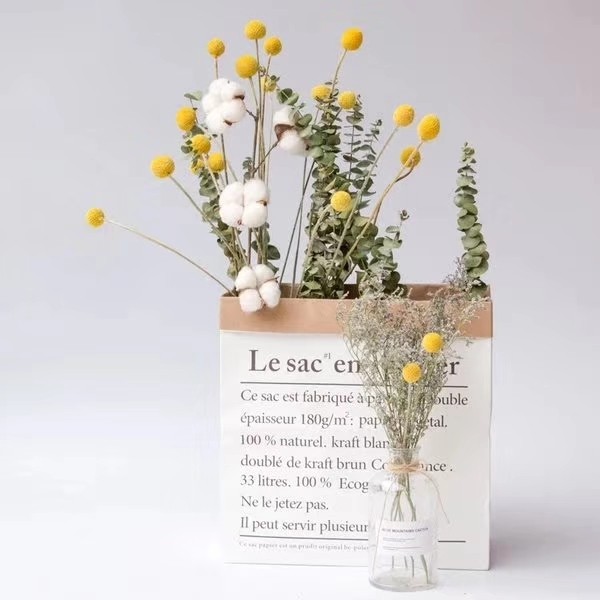 Dry flower bouquet living room Rose