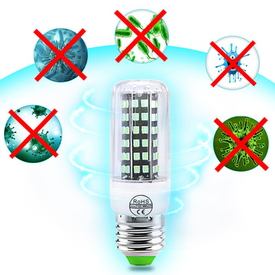 UVC Germicidal lamp Disinfection lamp Corn Light UV UV ozone Disinfection lamp 110V220V 60W 10W