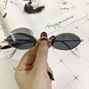 Metal retro sunglasses, fashionable marine glasses solar-powered, European style