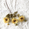 Simulation 6 Furang chrysanthemum single branches fried fireflade chrysanthemum autumn sunflower wedding furnishing flower foreign trade flowers