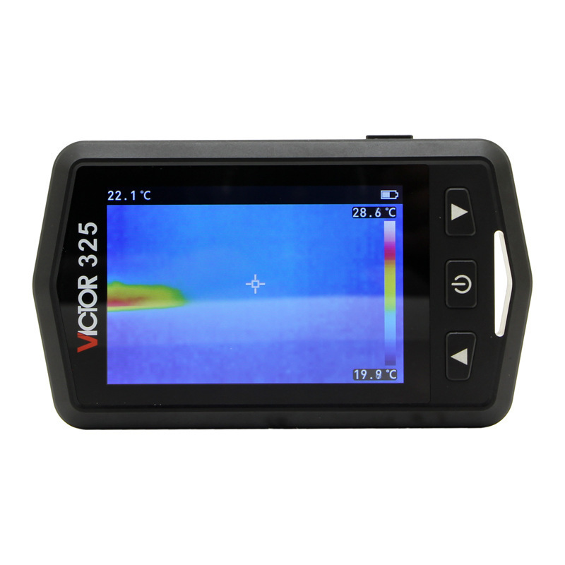胜利 手持式红外线热像仪VC325 热成像仪建筑地暖电力电气检测