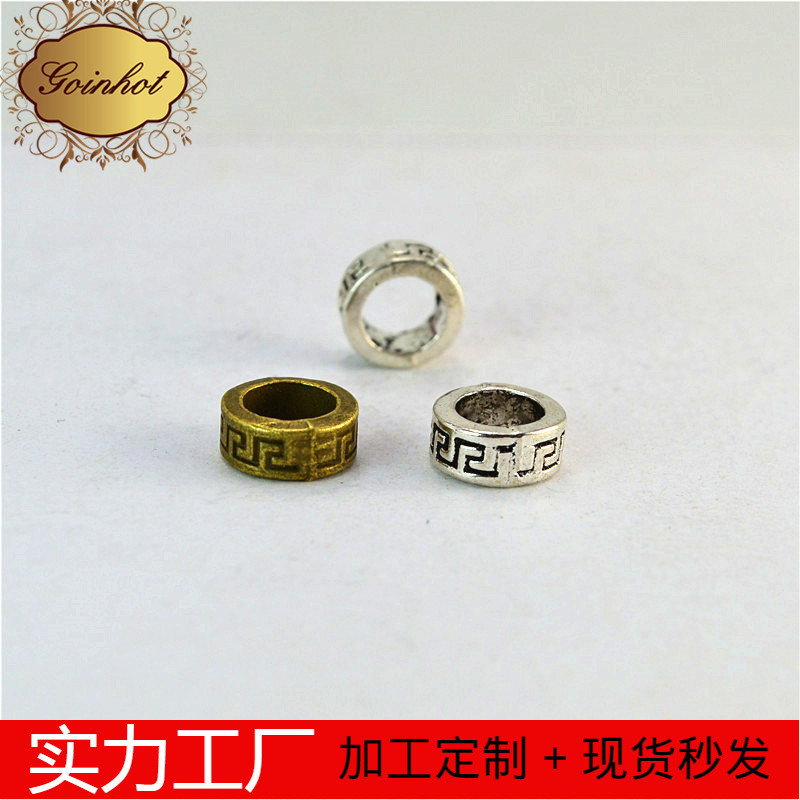 A3980 两色 0.6克 手工DIY饰品 散珠 大孔珠子 欧美风格 100个/包