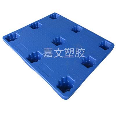 1200*1000单面九脚单层九脚吹塑卡板吹塑Pe吹塑托盘栈板