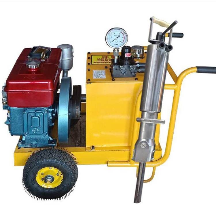 厂家山银动液压分裂机混凝土4kw劈裂机小型岩石分裂机使用说明书