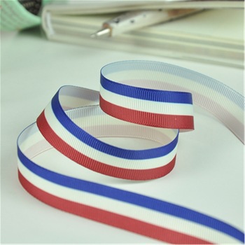 Yao Ming cinta de tres colores a rayas cinta de impresión cinta DIY ropa accesorios textiles accesorios para el cabello decoración 6 colores