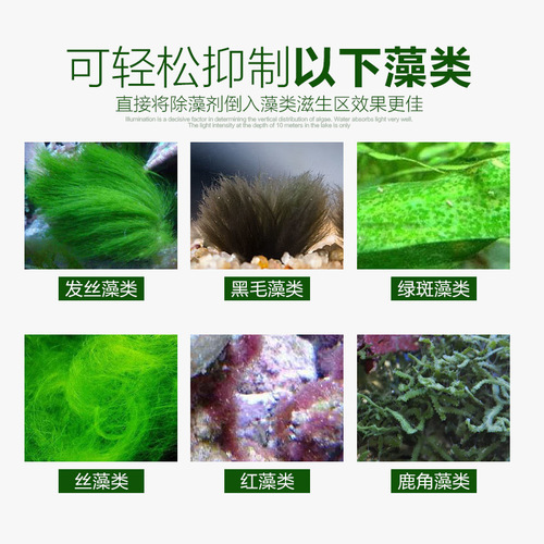 sunsun algaecide removes moss without harming fish, moss removal agent removes green brown filament algae, black hair, removes algae, green water removes moss