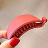 Matte hairgrip, ponytail, crab pin, hair accessory for adults, Korean style