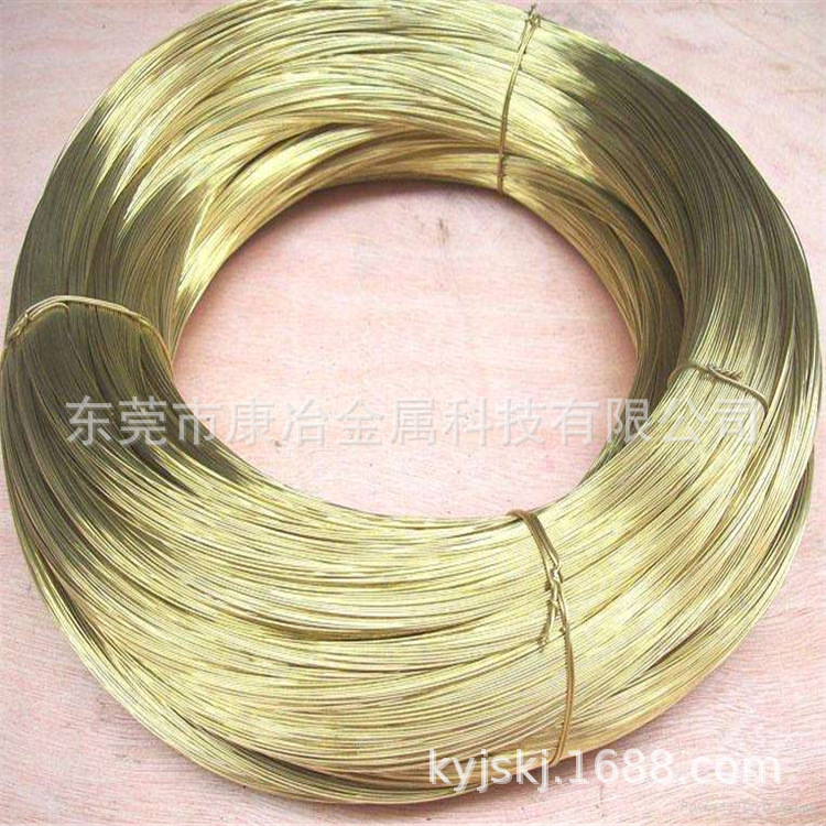 专业黄铜线 c2680黄铜线 半硬全软H65黄铜线 H62黄铜扁线