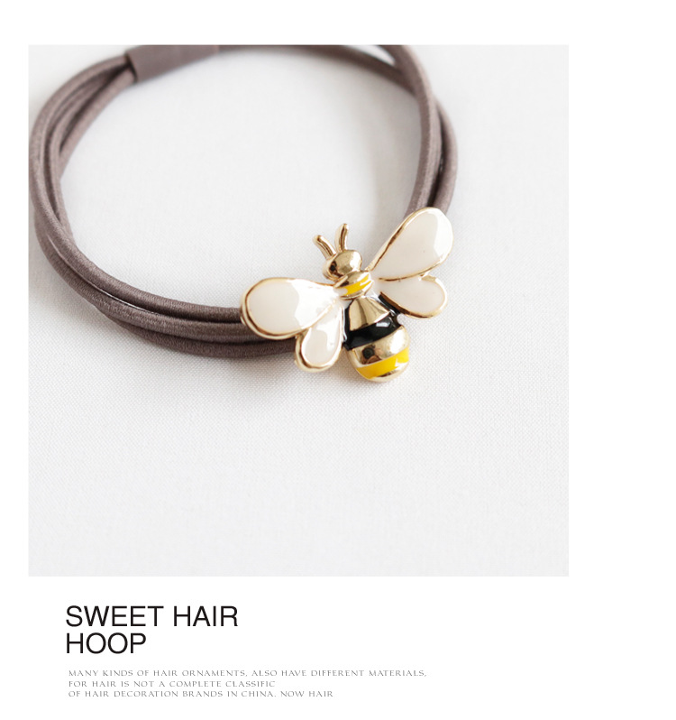 Bee Flowers Hair Rope display picture 6