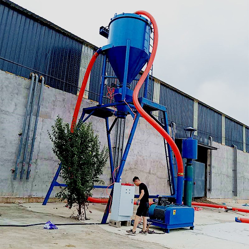 石灰石粉自吸式卸集装箱的设备粉料中转无尘装卸机水泥负压吸灰机