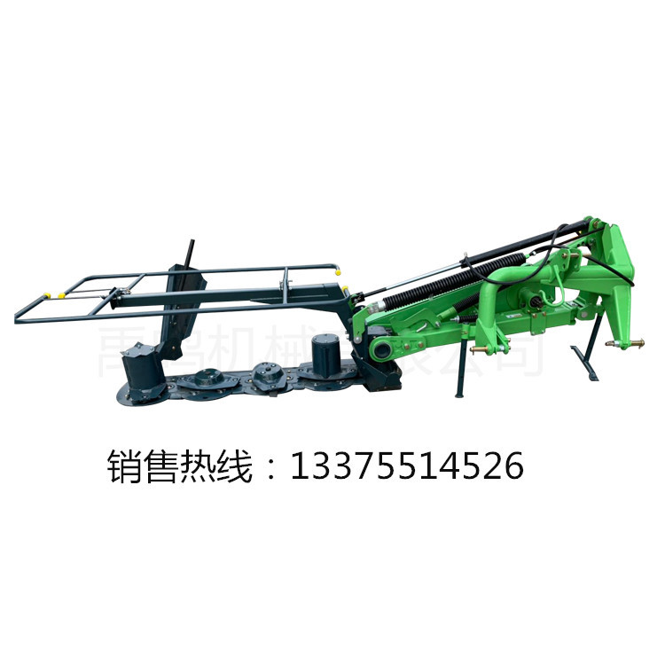 拖拉机后置悬挂圆盘式割草机 养殖牧草割草机