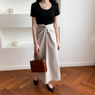 New Japanese Lotte Explosive Strap Multi-Layer Bottoms Women's Linen Skirt Wrap Skirt Long Skirt New Japanese Lotte Explosive Strap Multi-Layer Bottoms Women's Linen Skirt Wrap Skirt Long Skirt