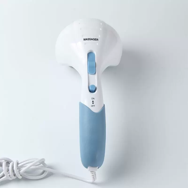 海豚按摩器双头按摩棒电动多功能颈部腰部颈椎按摩捶背器全身