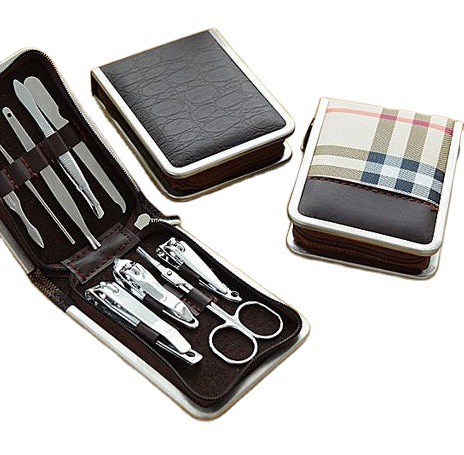 Nail scissors set 9-piece manicure tools nail scissors set nail clippers stainless steel