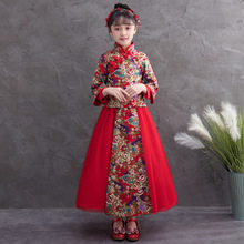 女童汉服2022年新款儿童汉服旗袍古装仙气长袖仙女公主中国风唐装
