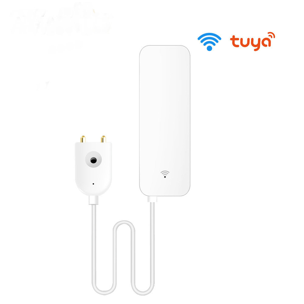 tuya涂鸦WiFi智能漏水报警器家用溢水水浸探测器水位报警器