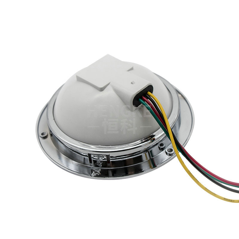 AliExpress Amazon 19LED taillight independent station plastic taillight YD-19-type electroplating ring two-color round light