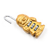 Manufacturer zinc alloy password hanging lock zodiac animal hanging lock bag password lock home mini -hanging lock