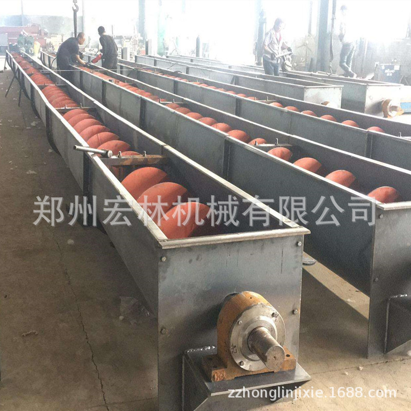U型螺旋输送机 粉料颗粒螺旋输送机 河南水泥砂浆螺旋输送机厂家