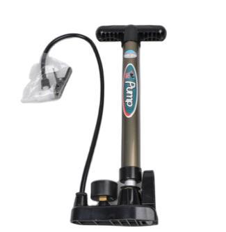 供应中派ZP103带表多功能手动打气筒适合自行车充气篮球足球等