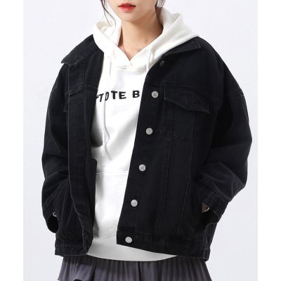 Everything looks good~Giant thin ~BF Harbor Wind Pure handsome Lapel the republic of korea Baseball Chaqueta Jacket