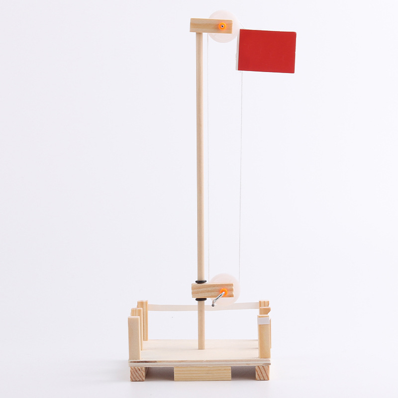 pupil manual Operation national flag Lift Technology small production stem Chong-off education Material package kindergarten