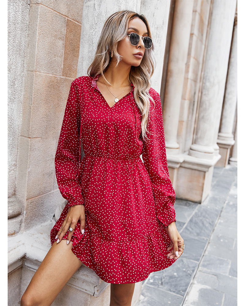 hot women s 2020 new winter print dress NSKA201