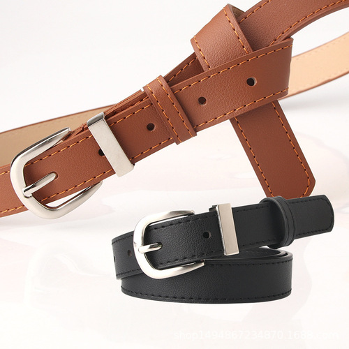 Women's belt new style simple and versatile decorative belt Korean style fashion belt clothing matching belt for women