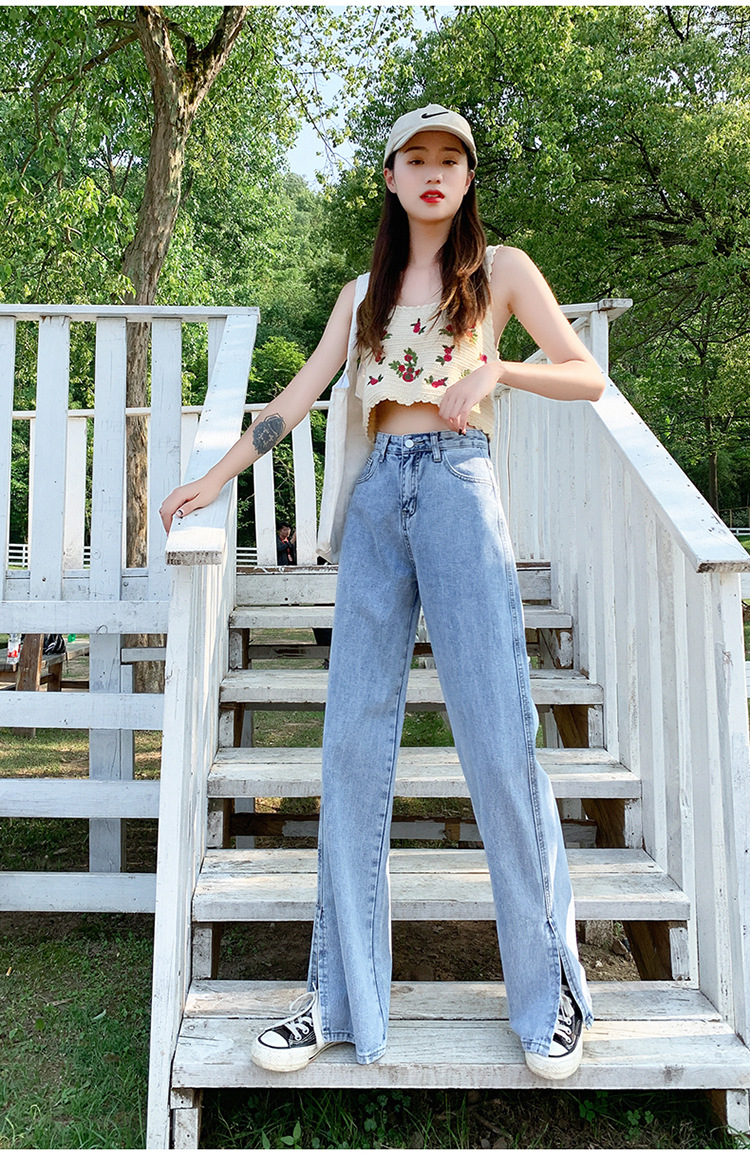 Pantalon léger femme en coton - Ref 3430256 Image 19