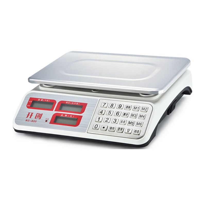 30kg/40kg外贸英文电子计价秤电子台秤电子称电子厨房秤干电两用