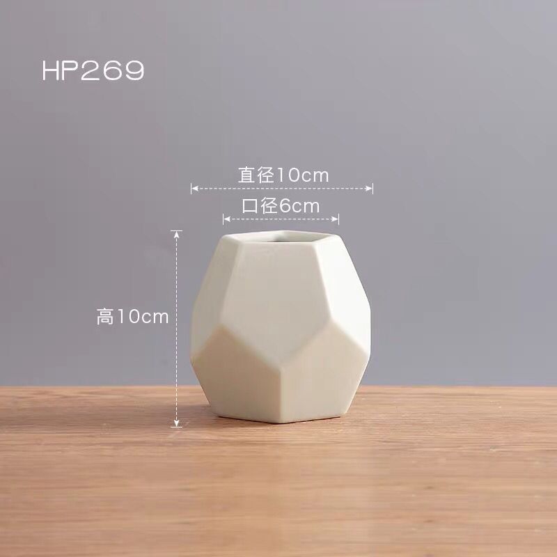 Nórdico creativo florero de cerámica decoración moderna minimalista decoración del hogar sala de estar comedor arreglo floral flor seca al por mayor