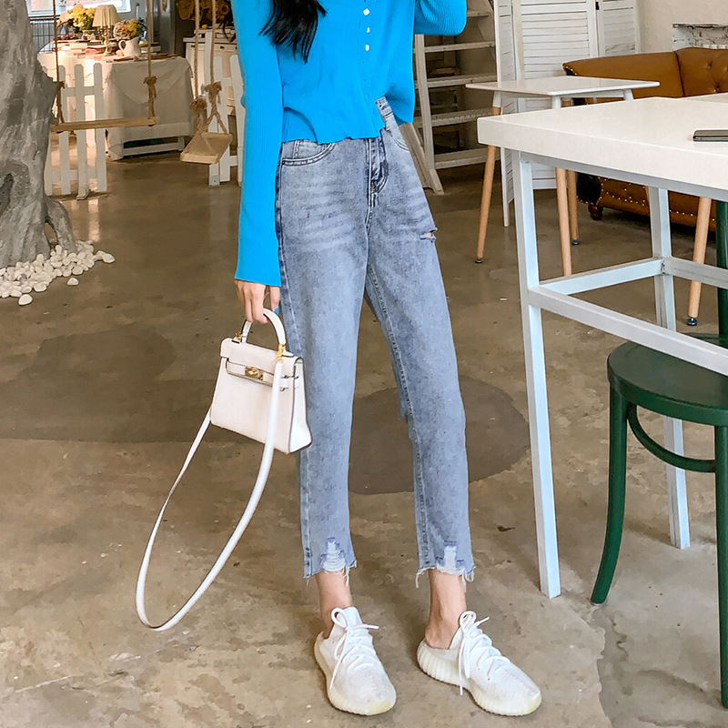 Pantalon léger femme en coton - Ref 3430260 Image 4