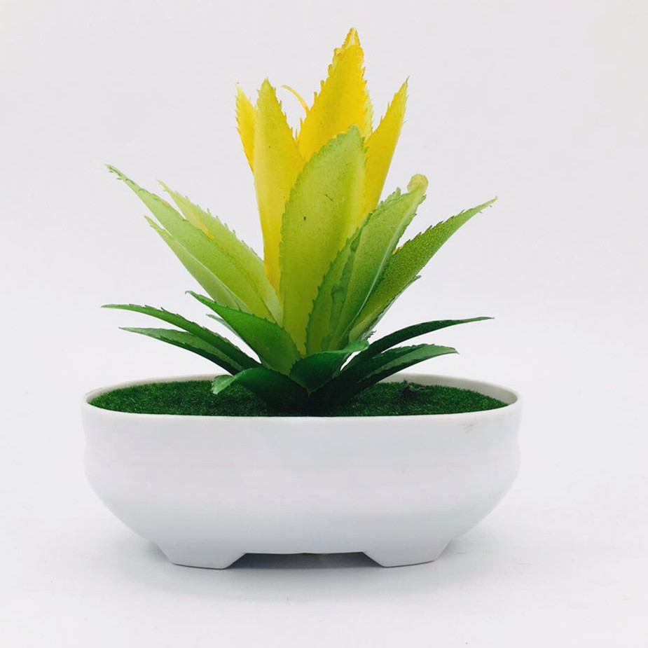 The manufacturer supplies P006 oval-shaped weighted and foamed artificial flower flowerpots and plastic flowerpots detail image 1
