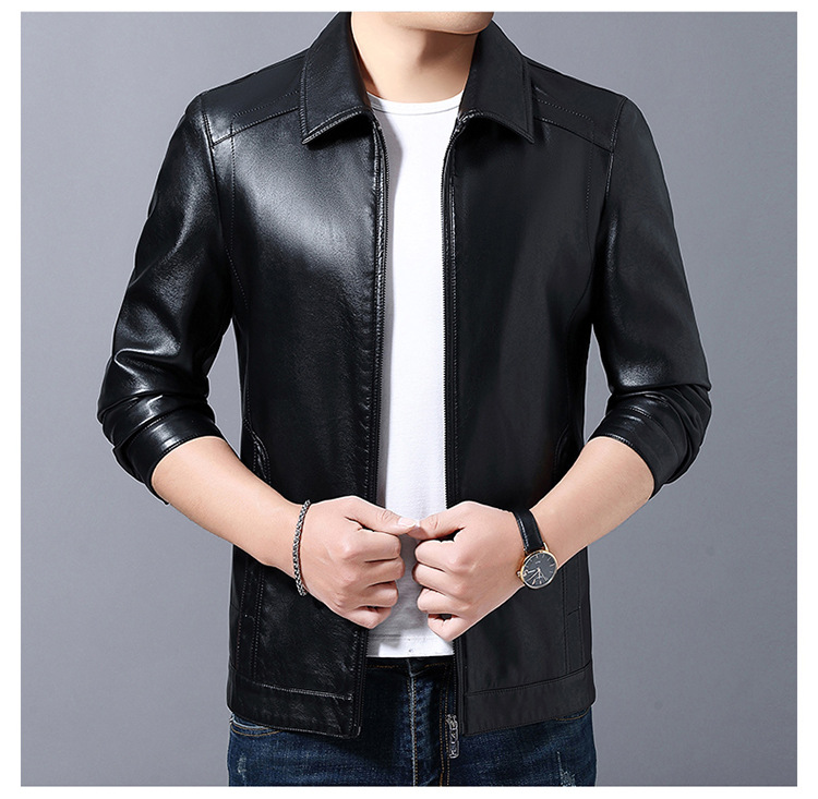 Veste en cuir homme - Ref 3443688 Image 34