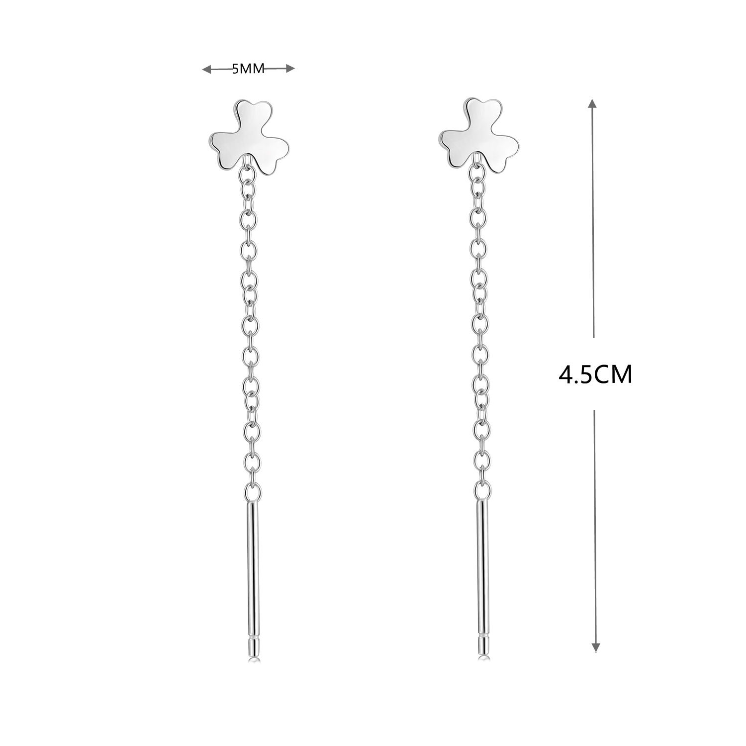 5g Weight 925 Sterling Silver Ear Needle Material Ear line Classification 1 Pair Quantity Holiday, Daily Occasion 925 Sterling Silver Material Geometric, Star, Heart Shape Pattern Women's Gender Casual, Simple Style Style 1 Pair 925 Sterling Silver Geometric Star Heart Shape Ear Line 1