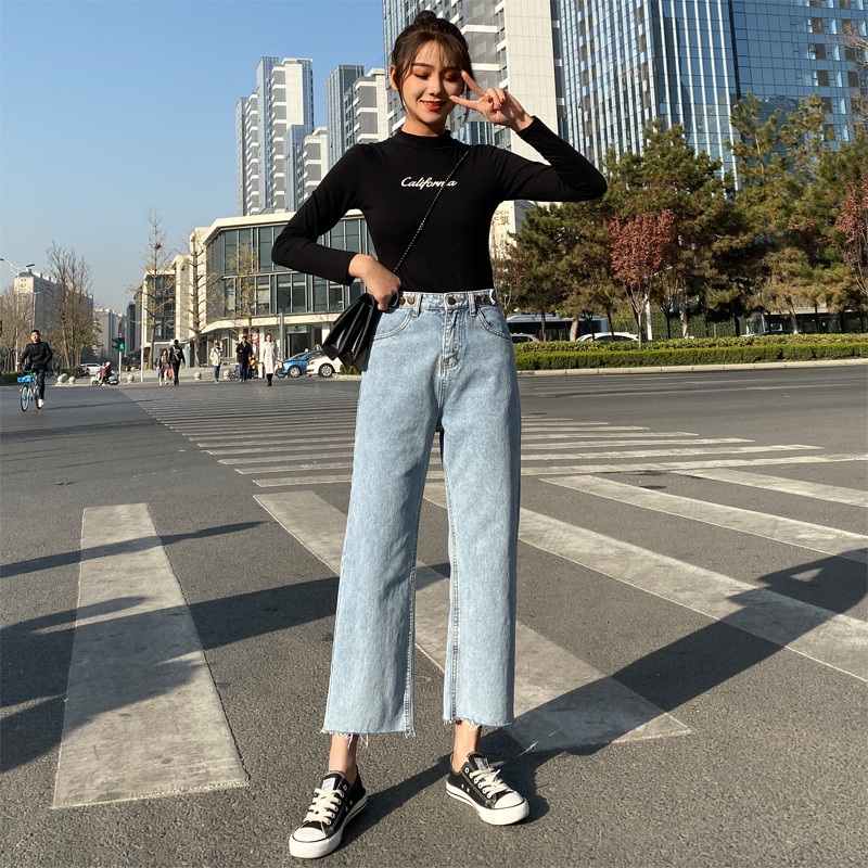 Pantalon léger femme en cow-boy - Ref 3430205 Image 1