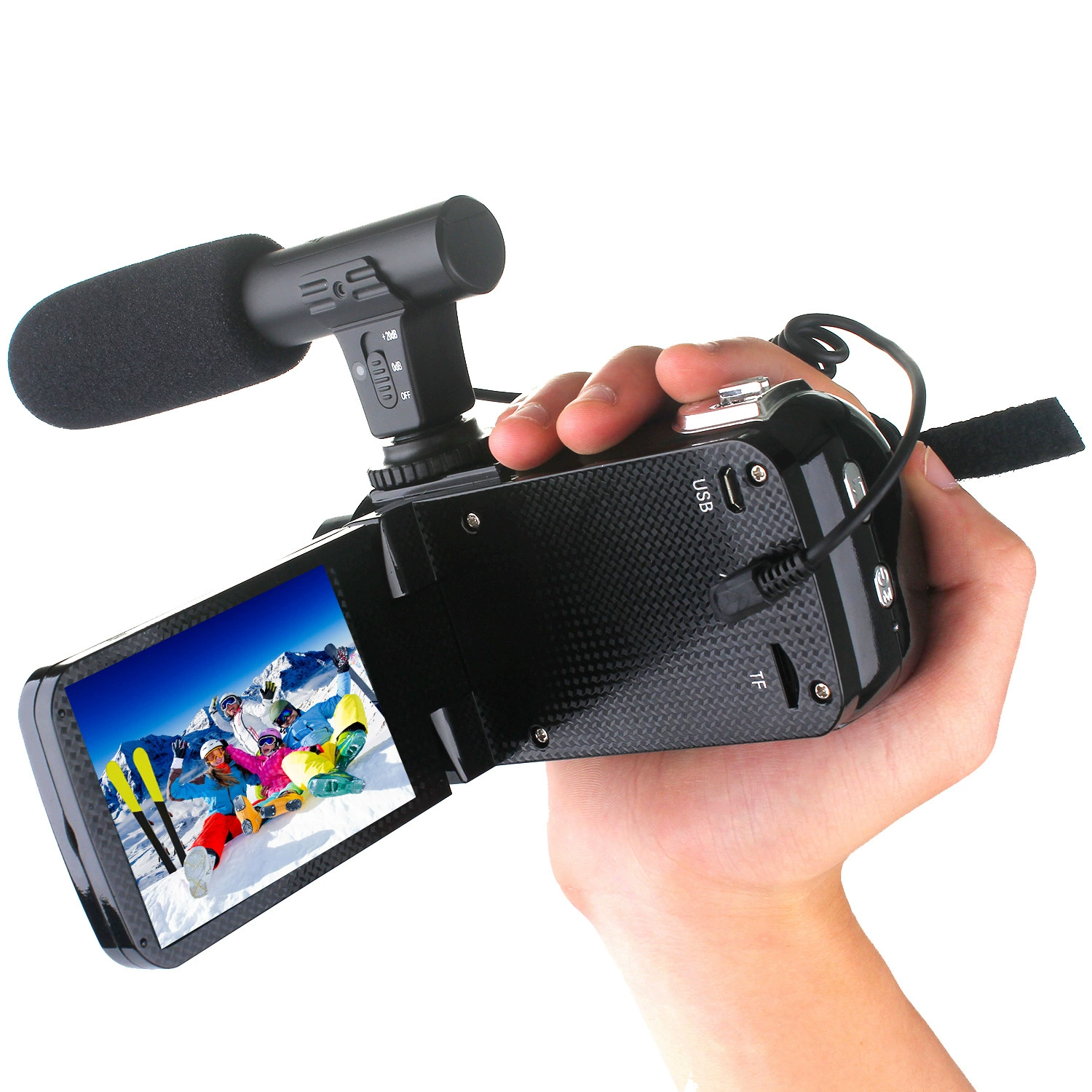 Digital Video Camera, 24MP (interpolated), 18× Digital Zoom, Full HD 3.0" LCD