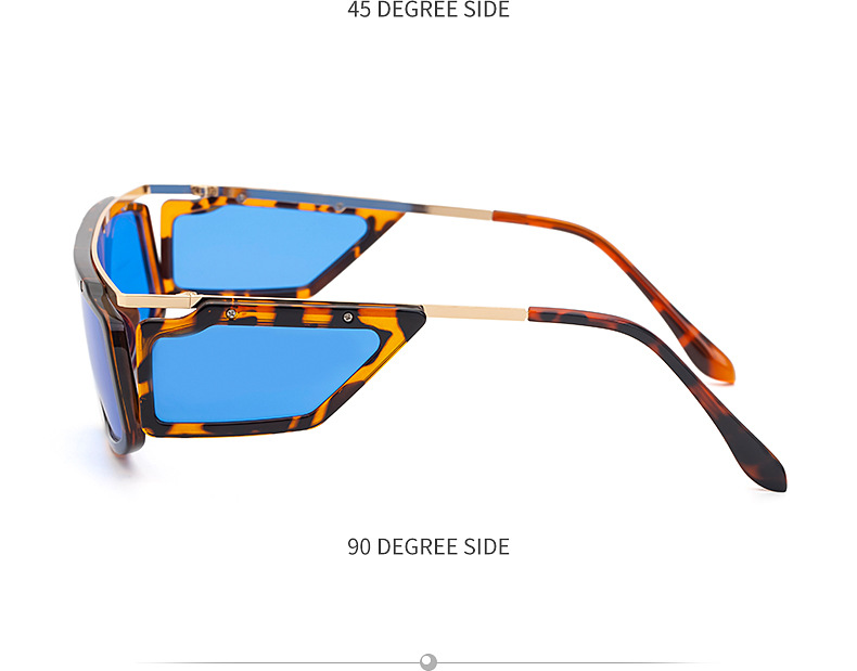 Fashion Four-sided Square Frame Anti-blue Uv Protection Sunglasses Wholesale display picture 13