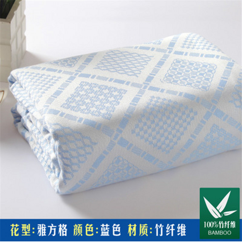 Bamboo Bamboo fiber Towel blanket Single Borneol Blanket adult Cool in summer blanket Double Air blanket
