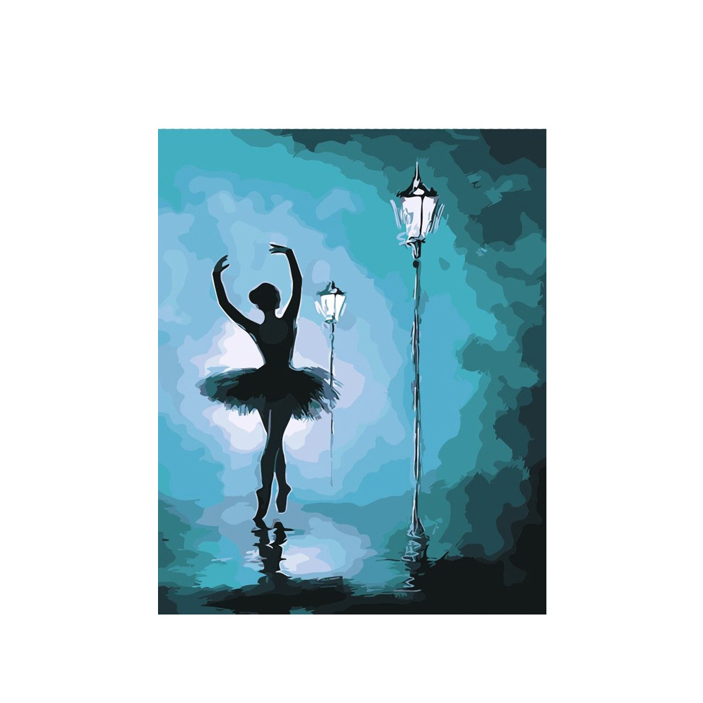 Moonlit Ballet Oil Painting
