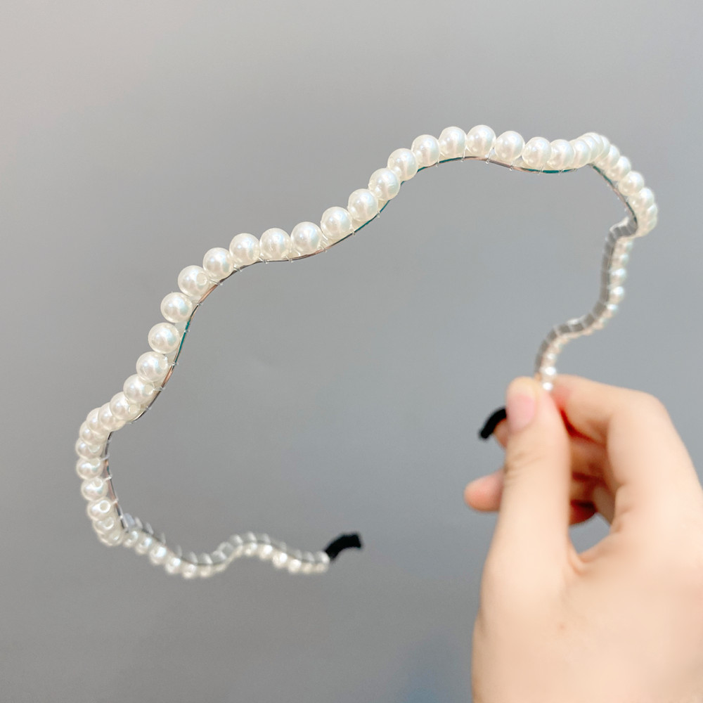 Simple Pearl Headband Wholesale display picture 12