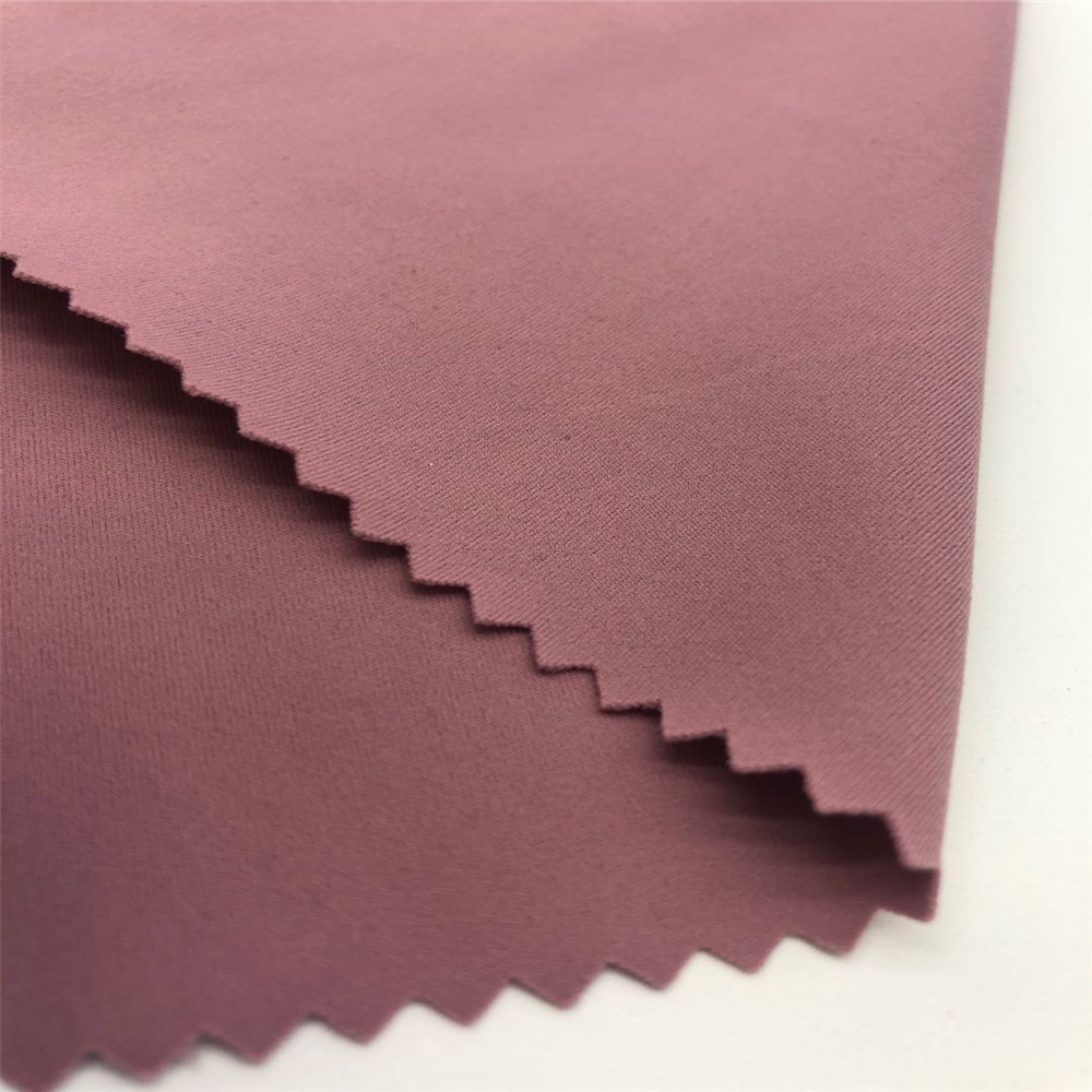 双面品牌同款瑜伽布锦纶快干面料双面尼面料运动高弹瑜伽布料